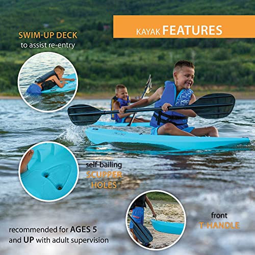 Lifetime Cadet Youth Kayak, Paddle Included