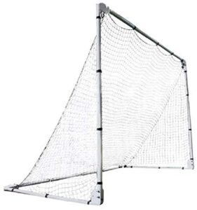 lifetime 90046 soccer goal with adjustable height and width, 7′ x 5′,black