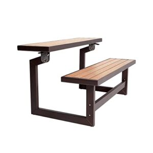 Lifetime 60054 Convertible Bench/Table, Faux Wood Construction & Ace Flyer Airplane Teeter Totter - Earthtone (90135)