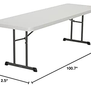 Lifetime Products Professional, 8', Almond Folding Table