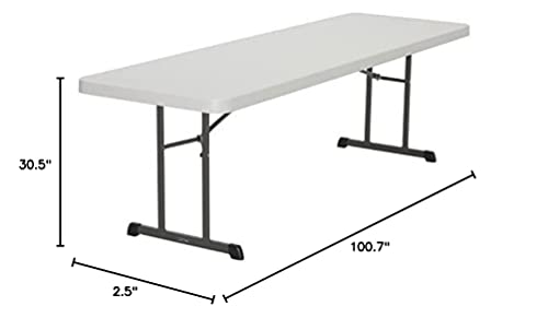 Lifetime Products Professional, 8', Almond Folding Table