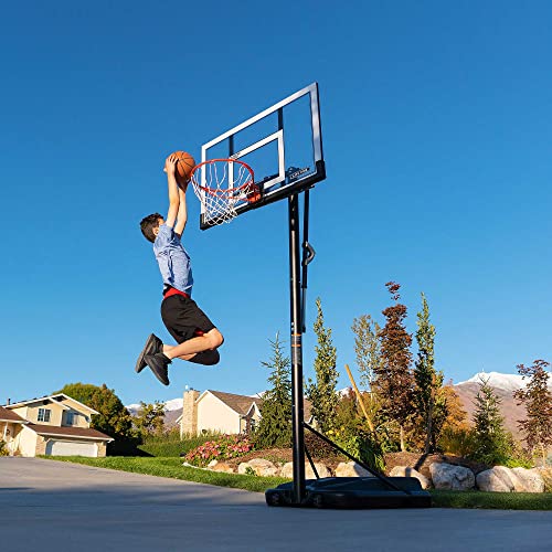 Lifetime 90176 Portable Basketball System, 52 Inch Shatterproof Backboard