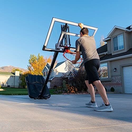 Lifetime 90176 Portable Basketball System, 52 Inch Shatterproof Backboard