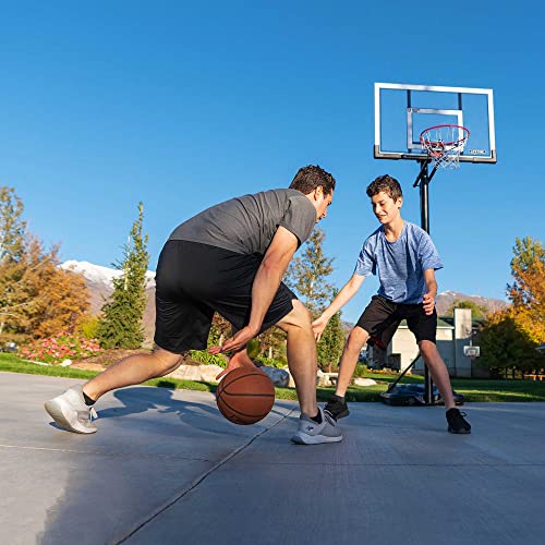 Lifetime 90176 Portable Basketball System, 52 Inch Shatterproof Backboard