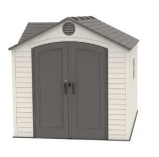 Dual Entry Storage Shed, 8' X 10'