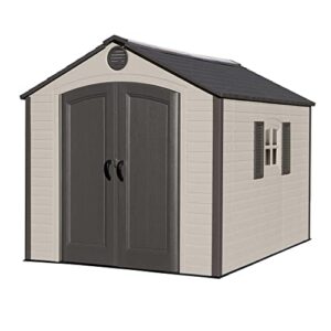 lifetime 8 ft. x 10 ft. outdoor storage shed