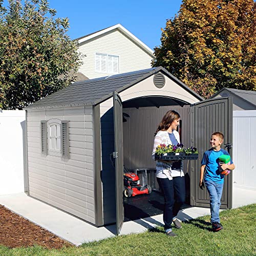 Lifetime 8 Ft. x 10 Ft. Outdoor Storage Shed
