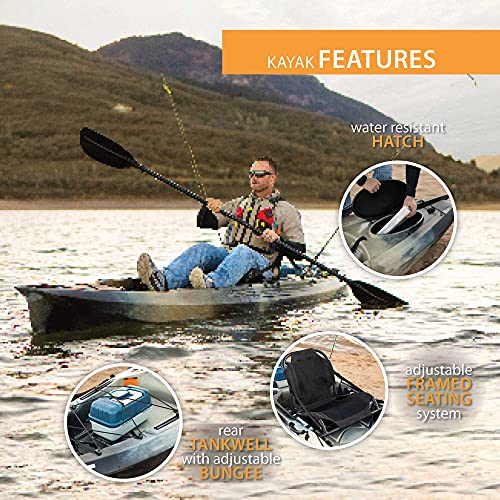 Lifetime 90958 Stealth Pro Angler 118 Fishing Kayak