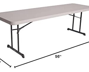 Lifetime 80127 Professional Grade Folding Table, 8 Feet