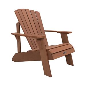 lifetime 60064 adirondack chair, natural brown