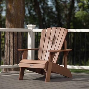 Lifetime 60064 Adirondack Chair, Natural Brown