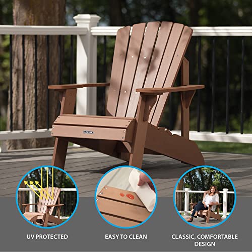 Lifetime 60064 Adirondack Chair, Natural Brown