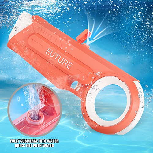 Electric Water Gun, Automatic Water Squirt Guns up to 30 FT Long Range, Water Soaker Gun with 700CC Large Capacity, Waterproof Gun Toys for Summer Pool Swimming Party for Kids & Adults