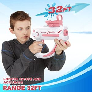 Automatic Water Gun Electric Squirt Water Blaster Guns Soaker Squirt Summer Squirt Shooter Gun Toy Water Gun for Girls Outdoor Swimming Beach Water Fighting Toys