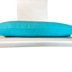 Sunbrella Headrest Pillow -fits Ledge Lounger (Aruba (Turquoise))