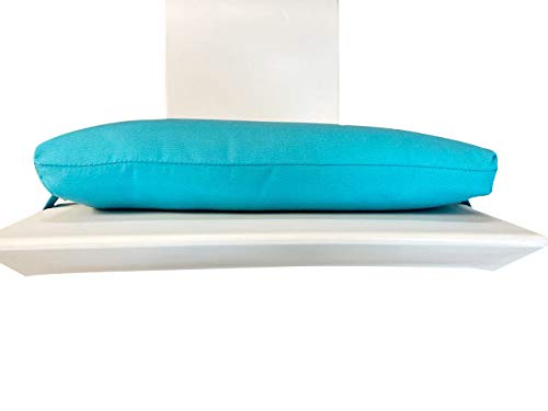 Sunbrella Headrest Pillow -fits Ledge Lounger (Aruba (Turquoise))