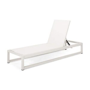 Christopher Knight Home Eudora Outdoor Chaise Lounge (Set of 2), White