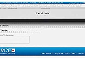 Brother Mobile Color Page Scanner, DS-620, Fast Scanning Speeds, Compact and Lightweight, Compatible with BR-Receipts, Black