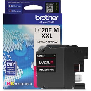 brother lc20em super high yield magenta ink cartridge