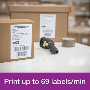 Brother QL-1110NWB Label Maker, Shipping Labeller, Wireless, PC Connected, Network and Bluetooth, Desktop, Wide Format 4 Inch Labels