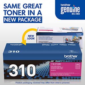 Brother Genuine TN310M Color Laser Magenta Toner Cartridge