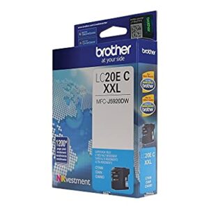 Brother LC20EC Super High Yield Cyan Ink Cartridge