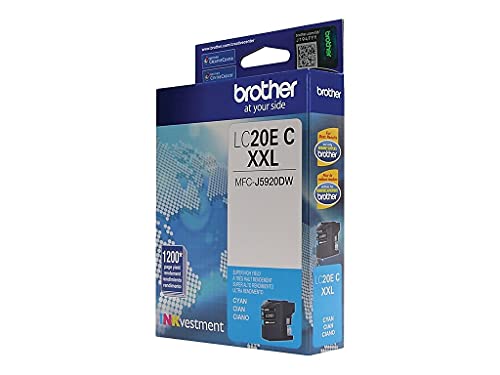 Brother LC20EC Super High Yield Cyan Ink Cartridge