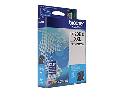 Brother LC20EC Super High Yield Cyan Ink Cartridge