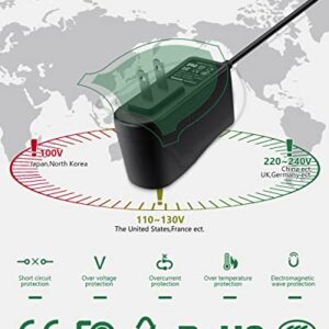 9V AC DC Adapter for Brother P-Touch PT-D210 PTD210 PT-D200 PTD200 PT-D215e PT-D200VP PTH110 PT70BM Label Maker Replacing Batteries for Brother AD-24 AD-24ES AD-20 AD-30 AD-60, JOVNO 1.6A Power Supply