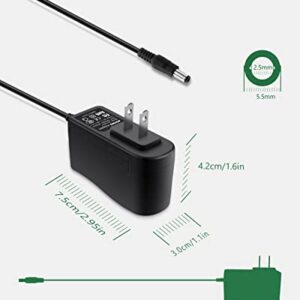 9V AC DC Adapter for Brother P-Touch PT-D210 PTD210 PT-D200 PTD200 PT-D215e PT-D200VP PTH110 PT70BM Label Maker Replacing Batteries for Brother AD-24 AD-24ES AD-20 AD-30 AD-60, JOVNO 1.6A Power Supply