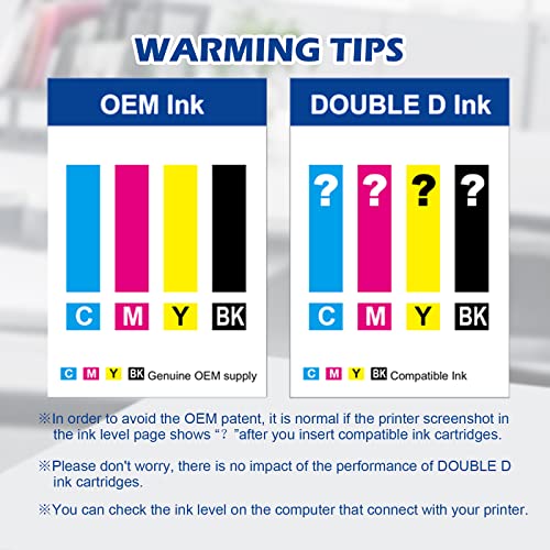 DOUBLE D Compatible LC3033 Ink Cartridges Replacement for Brother LC3033 3033 LC3033XXL 3033xxl LC3035 3035 Work for MFC-J995DW MFC-J995DWXL MFC-J815DW MFC-J805DW MFC-J805DWXL Printer (8 Pack)