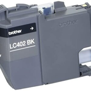 Brother Genuine LC402 2PK 2-Pack of Standard Yield Black Ink Cartridges