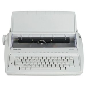 brother ml-100 daisy wheel electronic typewriter – (renewed)
