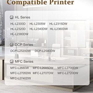 XZMHX Compatible Drum Unit and Toner Cartridge Replacement for Brother TN660 TN 660 TN630 TN 630 DR630 DR 630 High Yield for HL-L2300D HL-L2380DW DCP-L2540DW MFC-L2740DW Printer (DR630+TN660)