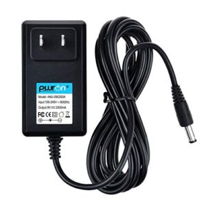 pwron 9v ac dc adapter (6.6ft) fit brother p-touch pt-d200 ptd200 pt-d200vp pt-d210 pth110 pt-d200g pt-1280 pt-1290 pt-1880 pt-2030 pt-2730 label maker, ad-24 ad-24es ad-20 ad-30 ad-60 power supply