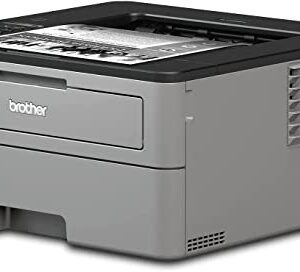 Brother HL-23 25DW Series Compact Monochrome Wireless Laser Printer - Mobile Printing - Auto Duplex Printing - USB Connectivity - Print Up to 26 Pages/min - 1-line LCD Display + HDMI Cable