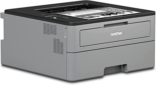 Brother HL-23 25DW Series Compact Monochrome Wireless Laser Printer - Mobile Printing - Auto Duplex Printing - USB Connectivity - Print Up to 26 Pages/min - 1-line LCD Display + HDMI Cable