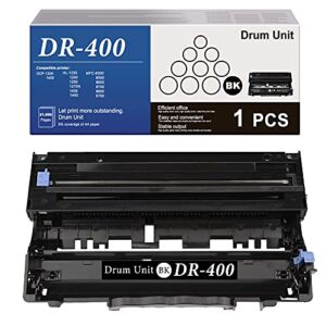 jul 1-pack black dr-400 dr400 drum unit compatible replacement for brother dcp-1200 1400 hl-1230 1240 1250 1270n 1435 mfc-8300 8500 8600 p2500 8700 9600 9700 9800 intellifax-4100e 4100 4750 printer