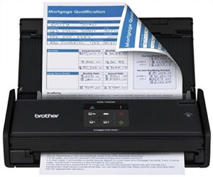 brother ads1000w compact color desktop scanner with duplex and wireless networking,black