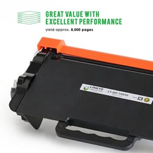 LINKYO Compatible Toner Cartridge Replacement for Brother TN850 TN-850 TN820 (Black, High Yield)