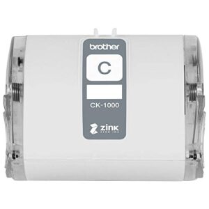Brother Genuine CK-1000 ~2 (1.97”) 50 mm Wide x 6.5 ft. (2 m) Cleaning Roll for Brother VC-500W Label and Photo Printers