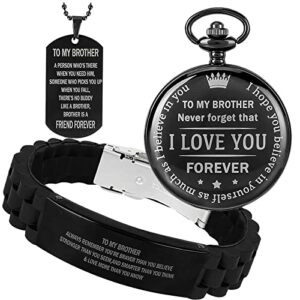 brother gifts from brother,brother pocket watch from sister,brother bracelet,brother necklace for brother,brother to brother gifts,pocket watch gifts for brother,bracelet gifts for brother