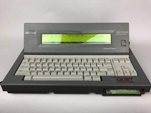 brother model wp-760d word processor gray electric typewriter