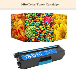 3-Pack(1C+1M+1Y) TN331C TN331M TN331Y Toner Cartridge Replacement for Brother TN 331 TN-331 HL-L8350CDW HL-L8250CDN HL-L8350CDWT MFC-L8850CDW MFC-L8600CDW Printer