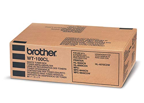 Brother WT-100CL Waste Toner Pack for HL-4040CN, HL-4070CDW Series - Retail Packaging, BLACK