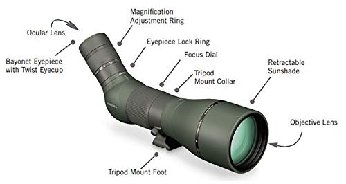 Vortex Optics Razor HD Spotting Scope 27-60x85 Angled