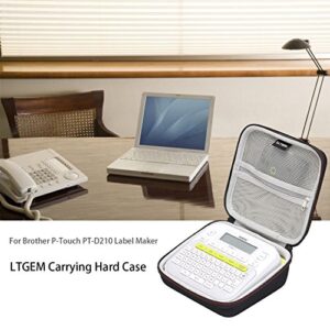 LTGEM Hard Carrying Case for Brother P-Touch PTD210 Label Maker （Not Fit The Charger）