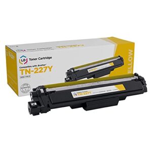 ld products compatible replacement for brother tn227 toner cartridge tn-227 tn 227 tn227y high yield (yellow, single-pack) for use in hl 3070cw hl-l3210cw hl-l3230cdw hl-l3270cdw hl-l3290c printers