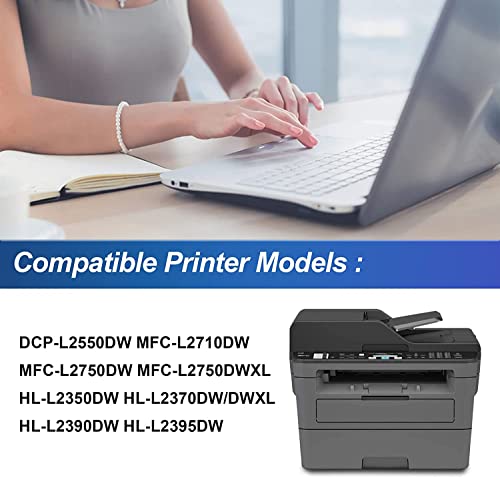 Tink (2 Pack) TN730 Compatible TN-730 Black Toner Cartridge Replacement for Brother DCP-L2550DW MFC-L2710DW MFC-L2750DW MFC-L2750DWXL Printer Toner.
