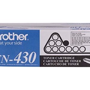 Brother Genuine TN430 2-Pack Standard Yield Black Toner Cartridge with Approximately 3,000 Page Yield/Cartridge